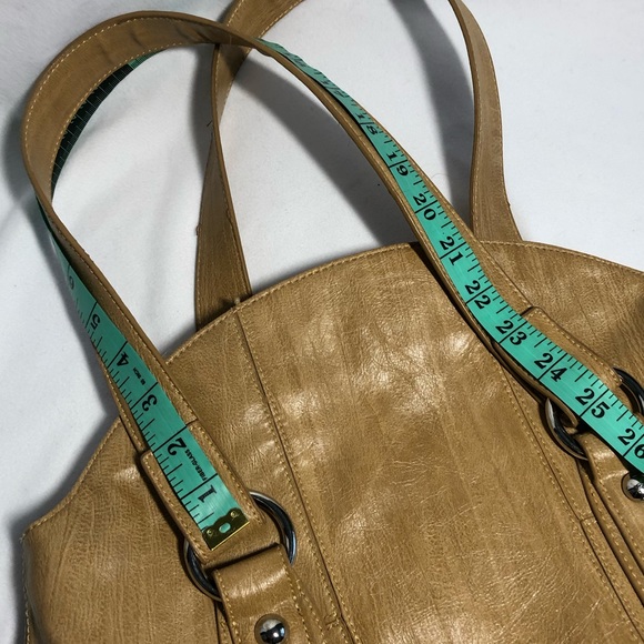 NWOT Nine West Faux Leather Wood Grain Bag - Picture 16 of 16